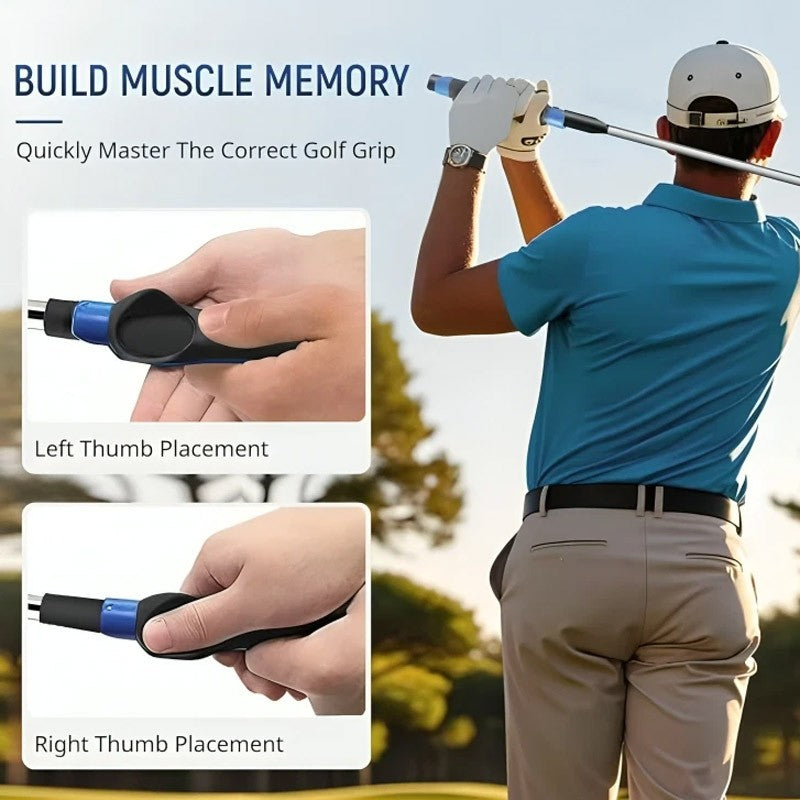 Golf Grip Trainer Aid Attachment Outdoor Swing Beginner Training Corrector Right