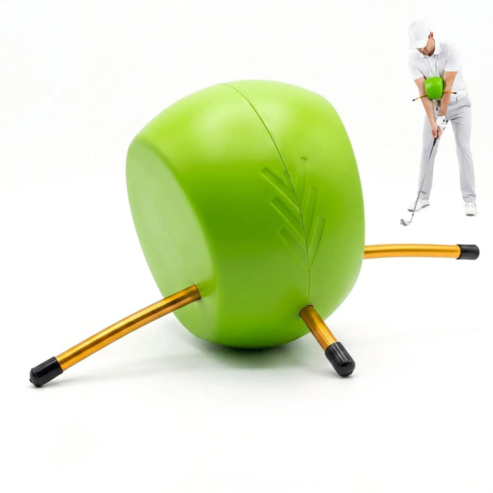 Golf Swing Training Aid Ball with Arm Connection Trainer - Enhances Grip, Posture, Swing Control - Portable Practice Gear for Beginners & Enthusiasts