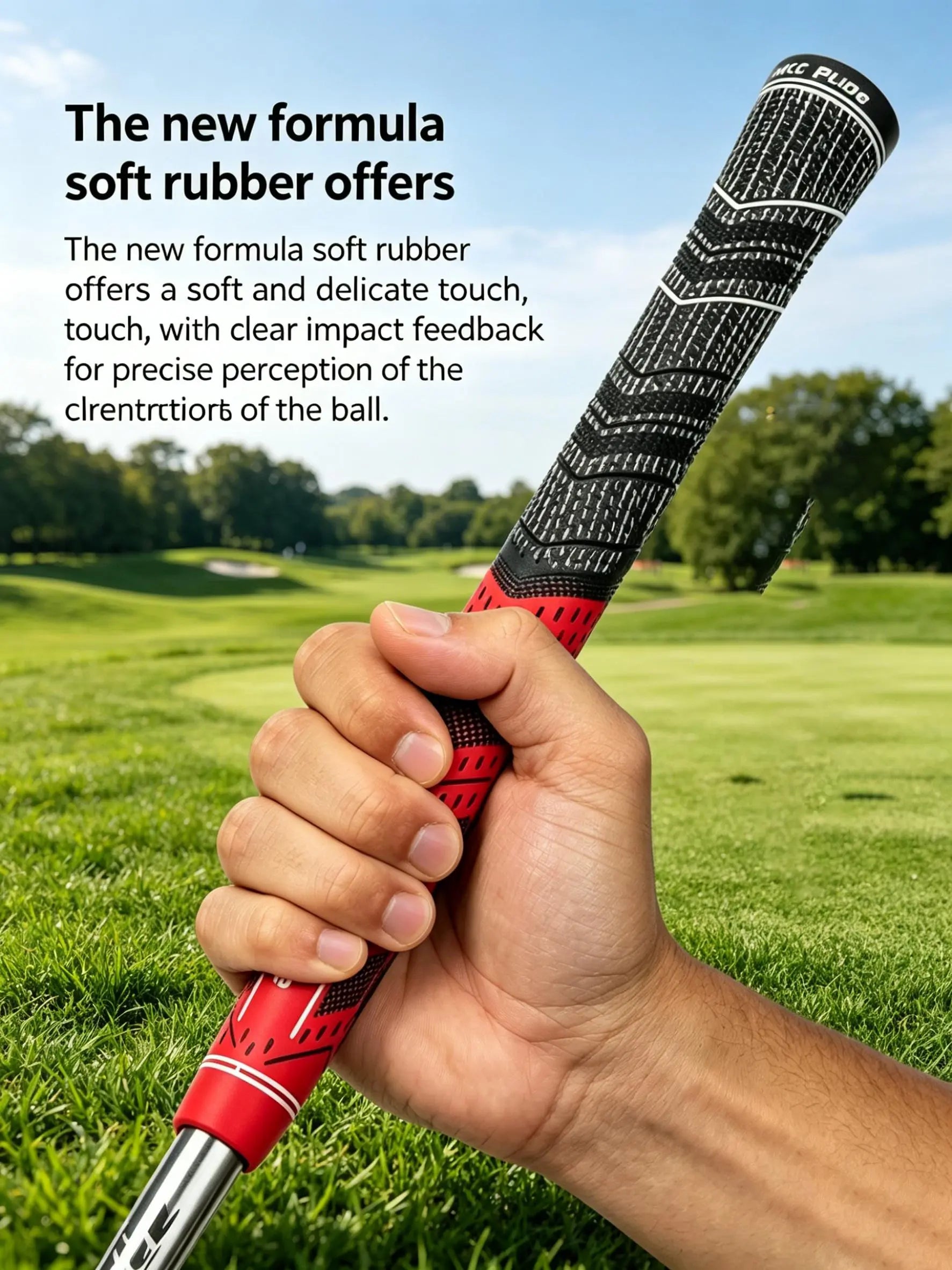 13Pcs/Set Natural Rubber Enhanced Grip with Durable Anti-Slip Design, Professional Golf Club Grip for Men & Women Standard Mid-Size Golf Club Grip Set New Jumbo Golf Grip Golf Hybrid Set Swag Waterproof Golf Head Covers, Golf Equipment, Supplemental Golf,