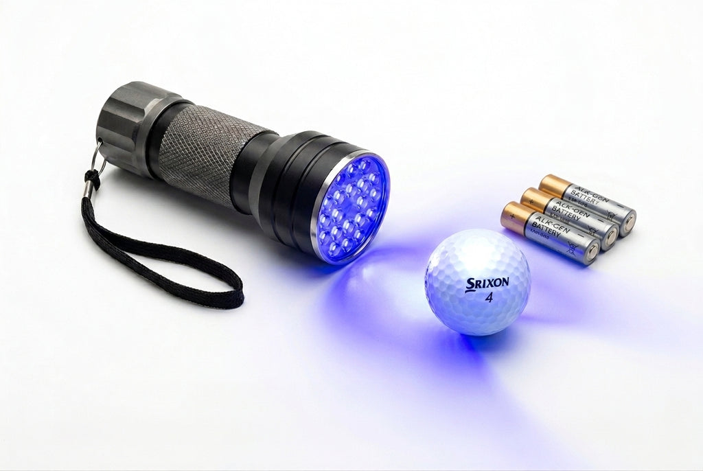 Golf Ball Finding/ Finder 21 Led Uv Torch - FREE BATTERIES