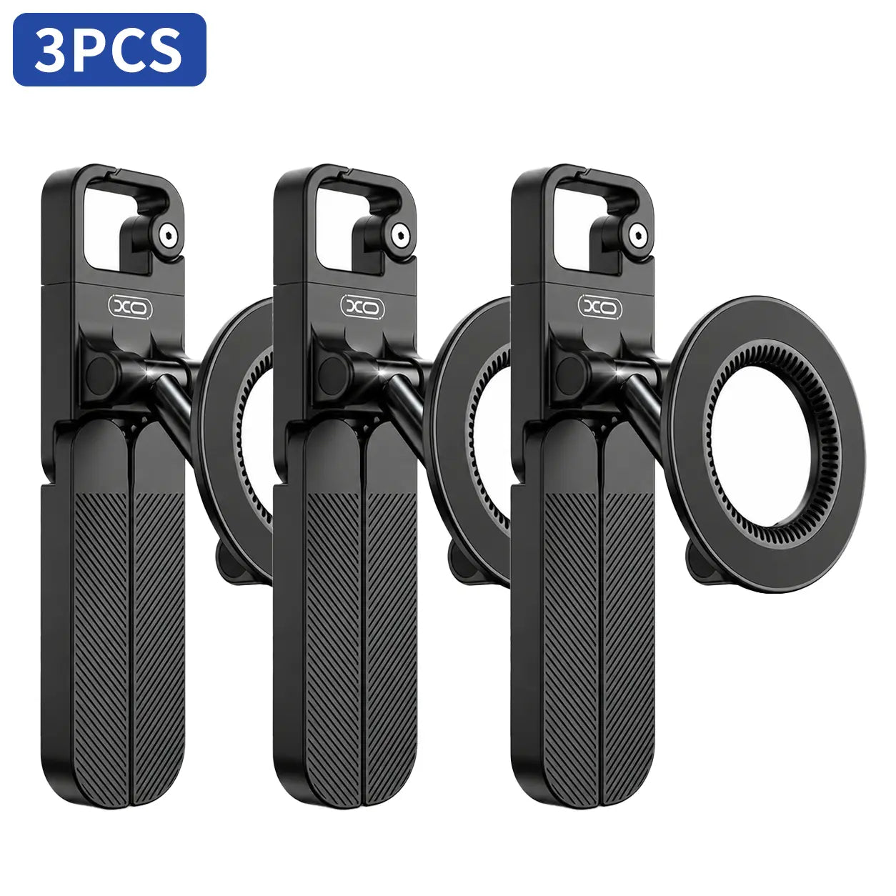 Upgraded Magnetic Golf Cart Phone Holder,360° Rotatable Golf Accessories Metal Foldable Arm for Easy Viewing & Operation, Golf Gifts for Men Dad Him, Golf Cart Accessories for EZGO, Club Car, Yamaha,Pocket-Size Portable Cell Phone Holder for Gym &Travel
