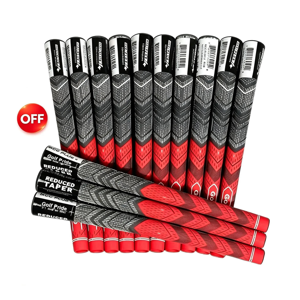 13Pcs/Set Natural Rubber Enhanced Grip with Durable Anti-Slip Design, Professional Golf Club Grip for Men & Women Standard Mid-Size Golf Club Grip Set New Jumbo Golf Grip Golf Hybrid Set Swag Waterproof Golf Head Covers, Golf Equipment, Supplemental Golf,