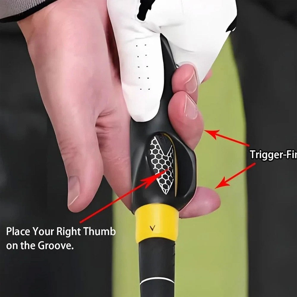 Golf Grip Trainer Aid Attachment Outdoor Swing Beginner Training Corrector Right