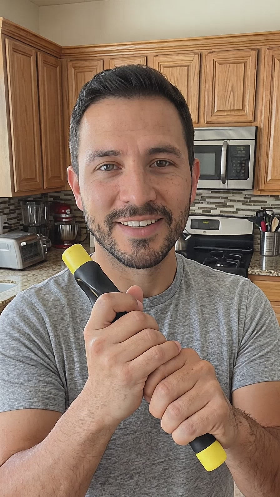 Grip Trainer Attachment - sets your hands every swing demo video