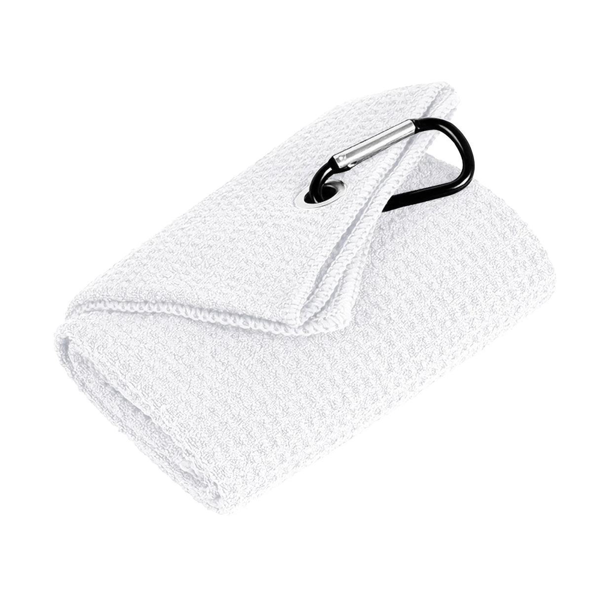 Golf Towel, Bi-Fold with Carabiner Clip