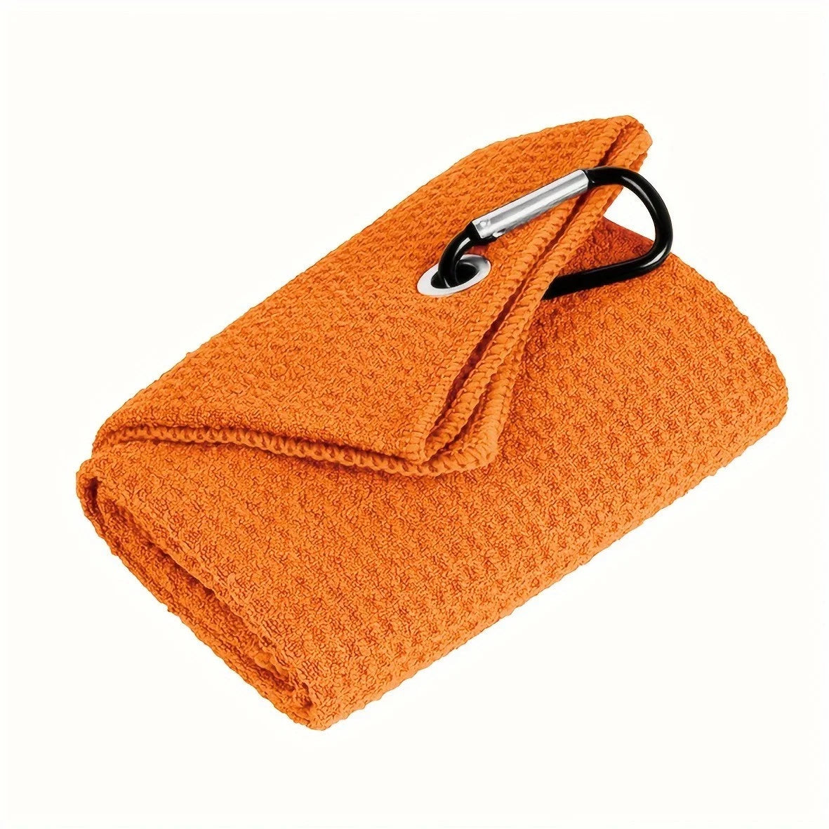 Golf Towel, Bi-Fold with Carabiner Clip
