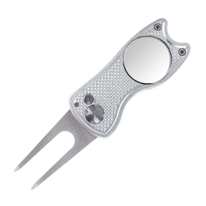 Divot Repair Tool, Foldable Stainless Steel