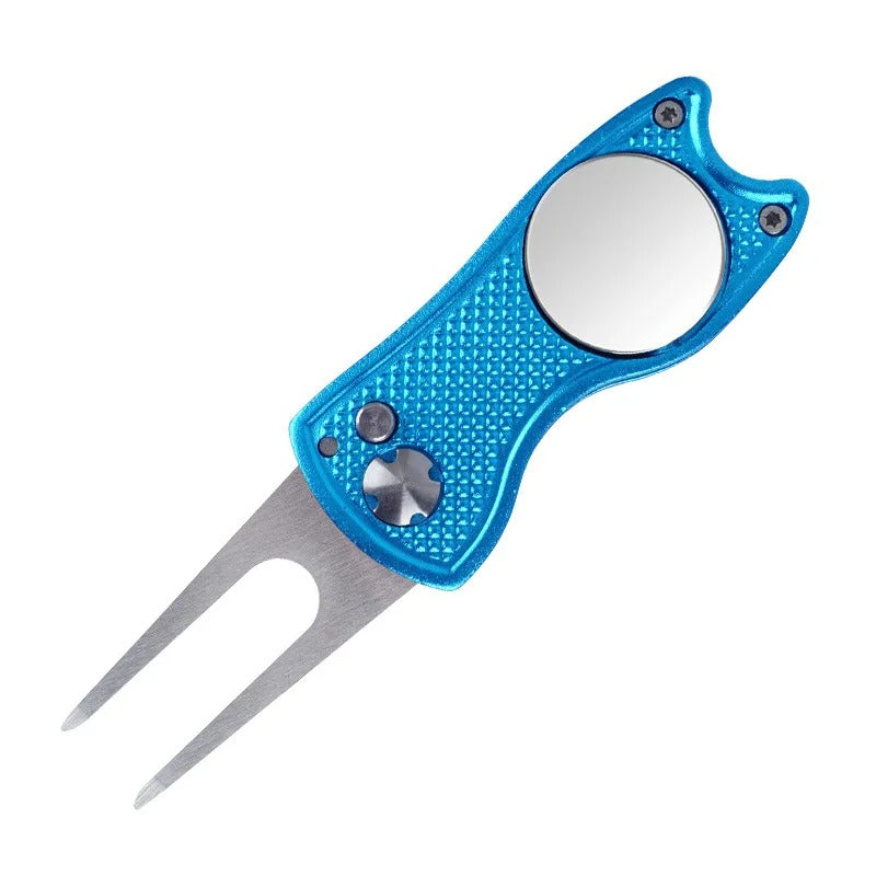 Divot Repair Tool, Foldable Stainless Steel