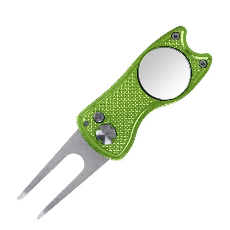 Divot Repair Tool, Foldable Stainless Steel